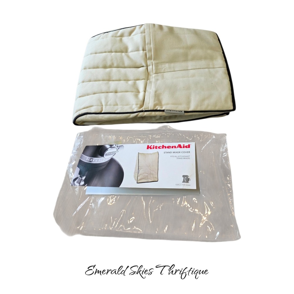 Kitchen Aid Cloth Cover Khaki KMCC1KB Fits Kitchen Aid Stand Mixers free ship